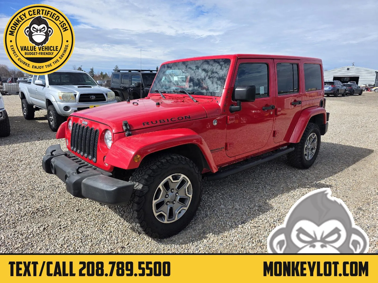 Red 2016 Jeep Wrangler Unlimited Rubicon for sale in Boise, ID