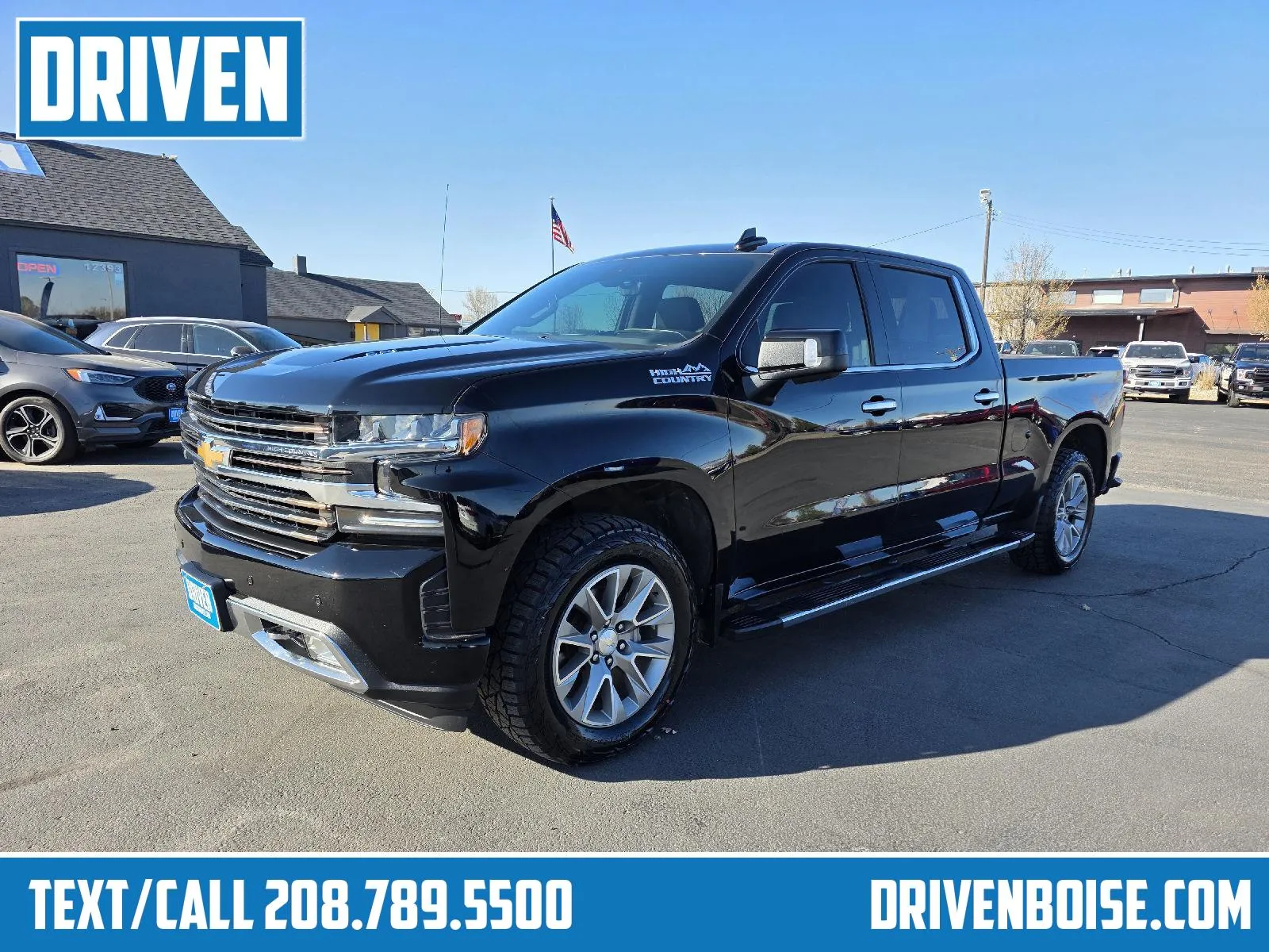 Black 2020 Chevrolet Silverado 1500 High Country for sale in Boise, ID