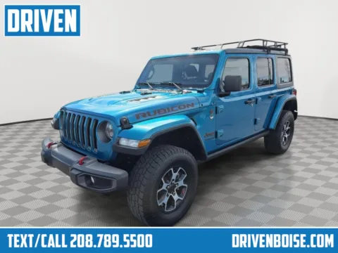 Blue 2020 Jeep Wrangler Unlimited Rubicon for sale in Boise, ID