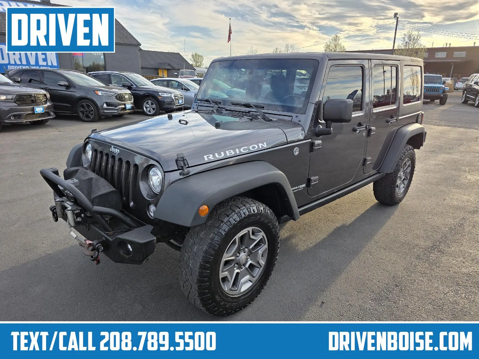 Gray 2018 Jeep Wrangler JK Unlimited Rubicon for sale in Boise, ID