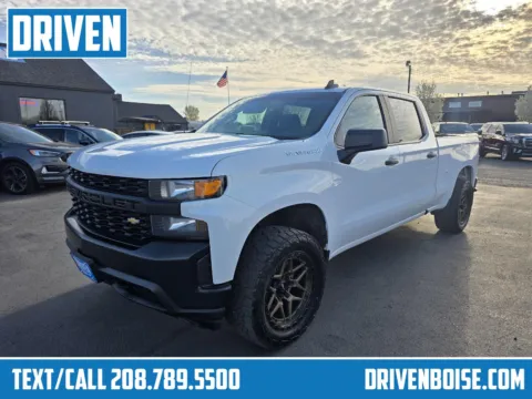 White 2019 Chevrolet Silverado 1500 Crew Cab Work Truck Pickup 4D 6 1/2 ft for sale in Boise, ID