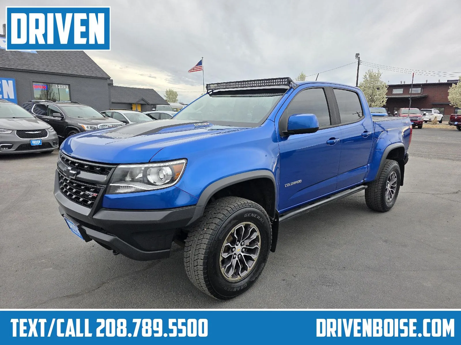 Blue 2019 Chevrolet Colorado 4WD ZR2 for sale in Boise, ID