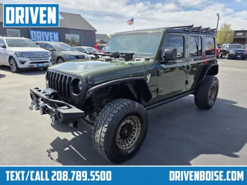 Green 2021 Jeep Wrangler Unlimited Sahara for sale in Boise, ID