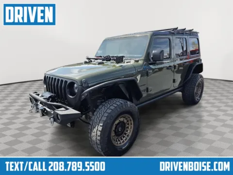 Green 2021 Jeep Wrangler Unlimited Sahara for sale in Boise, ID