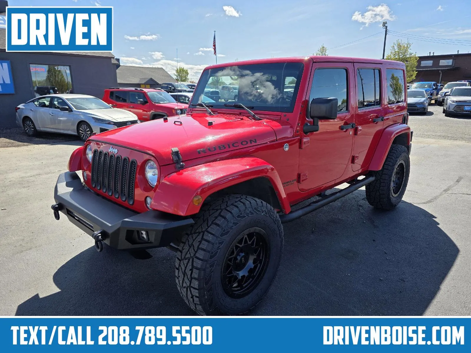 Red 2016 Jeep Wrangler Unlimited Rubicon for sale in Boise, ID