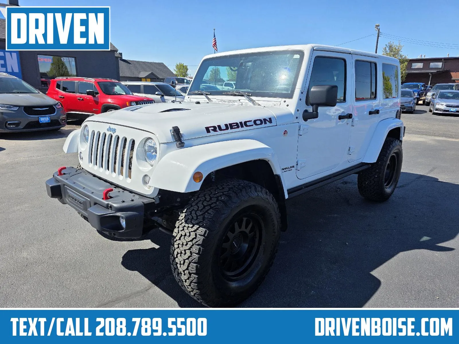 White 2016 Jeep Wrangler Unlimited Rubicon Hard Rock for sale in Boise, ID