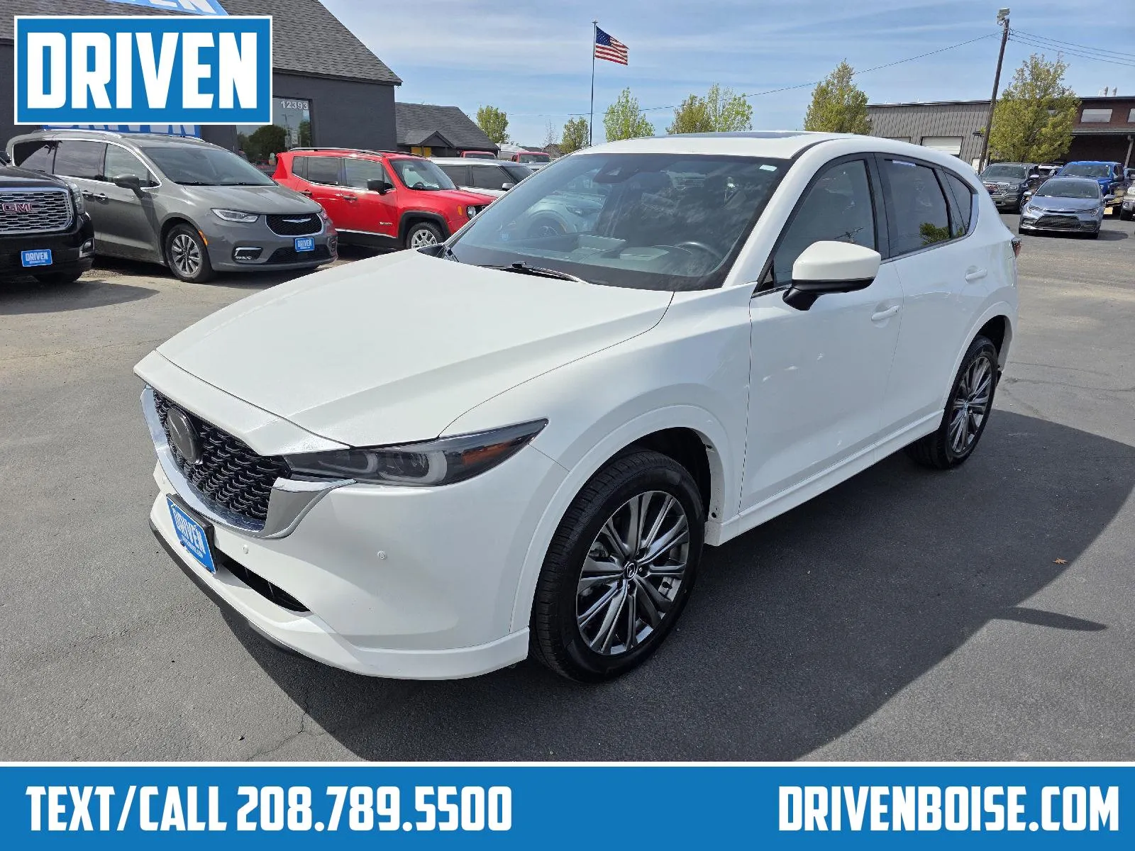 White 2022 Mazda CX-5 2.5 Turbo Signature for sale in Boise, ID
