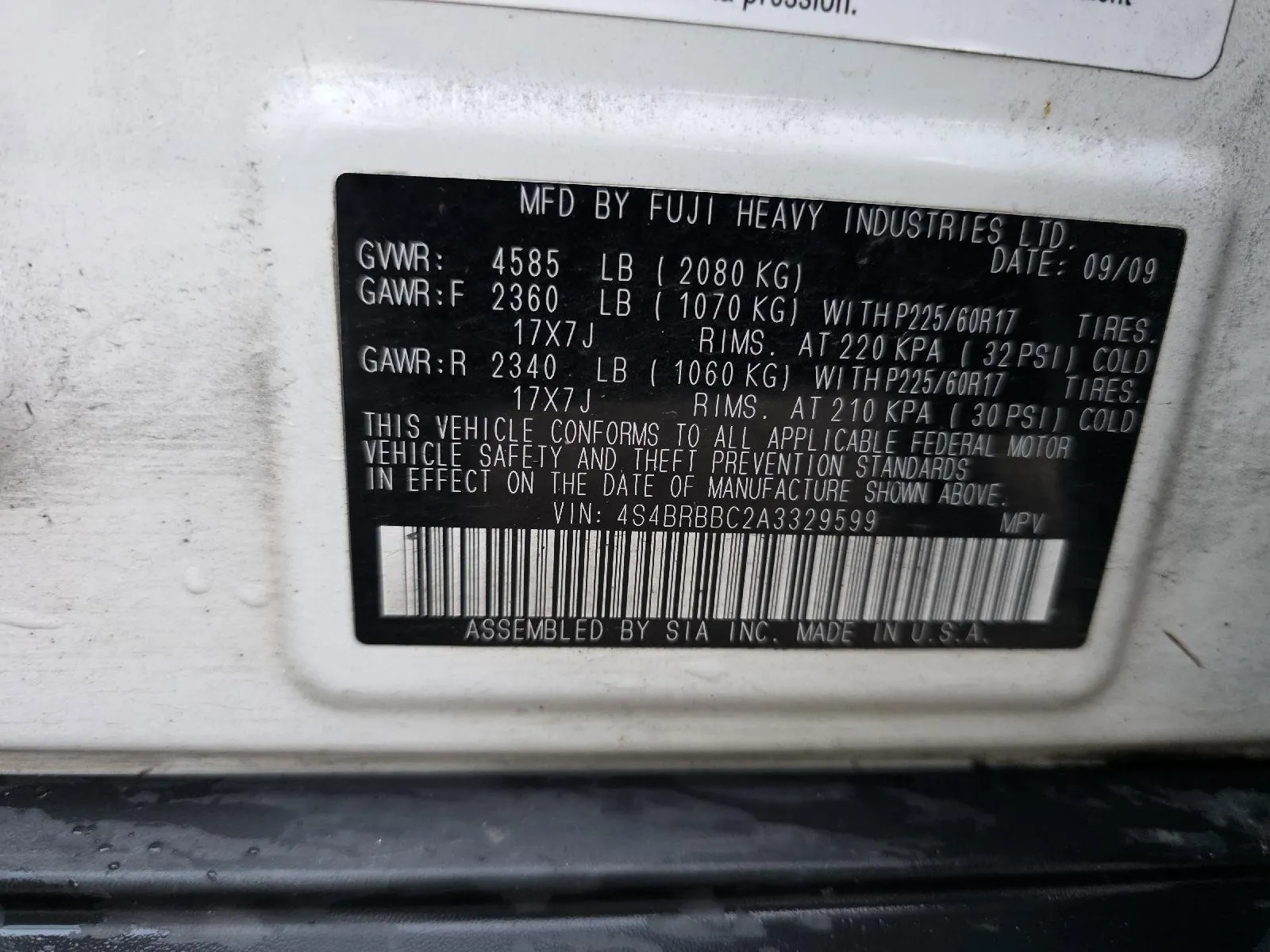 2010 Subaru Outback I Premium - Photo 17