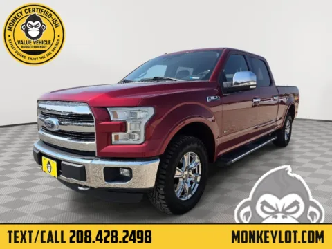 Red 2015 Ford F-150 Lariat for sale in Boise, ID