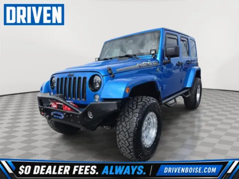 Blue 2014 Jeep Wrangler Unlimited Polar Edition for sale in Boise, ID