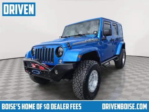 Blue 2014 Jeep Wrangler Unlimited Polar Edition for sale in Boise, ID