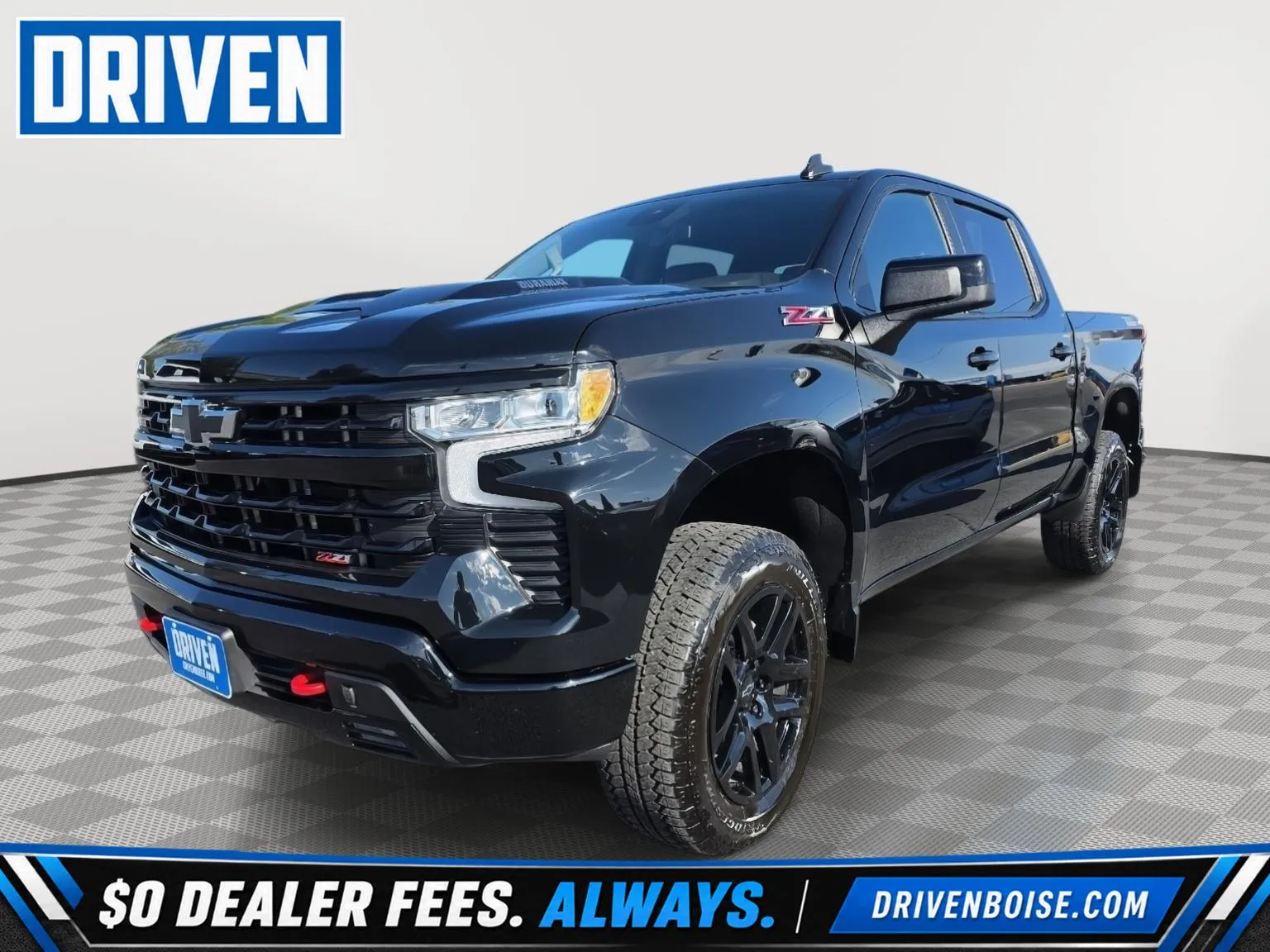 Black 2026 Chevrolet Silverado 1500 Crew Cab LT Trail Boss Pickup 4D 5 3/4 ft for sale in Boise, ID