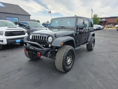 Black 2017 Jeep Wrangler Unlimited Sport for sale in Boise, ID