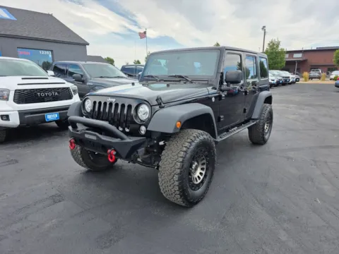Black 2017 Jeep Wrangler Unlimited Sport SUV 4D for sale in Boise, ID