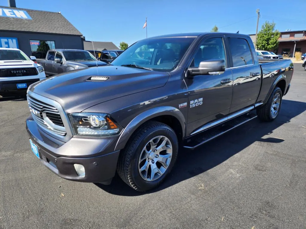 Gray 2018 Ram 1500 Crew Cab Laramie Longhorn Pickup 4D 6 1/3 ft for sale in Boise, ID