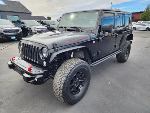 Black 2016 Jeep Wrangler Unlimited Rubicon Hard Rock for sale in Boise, ID