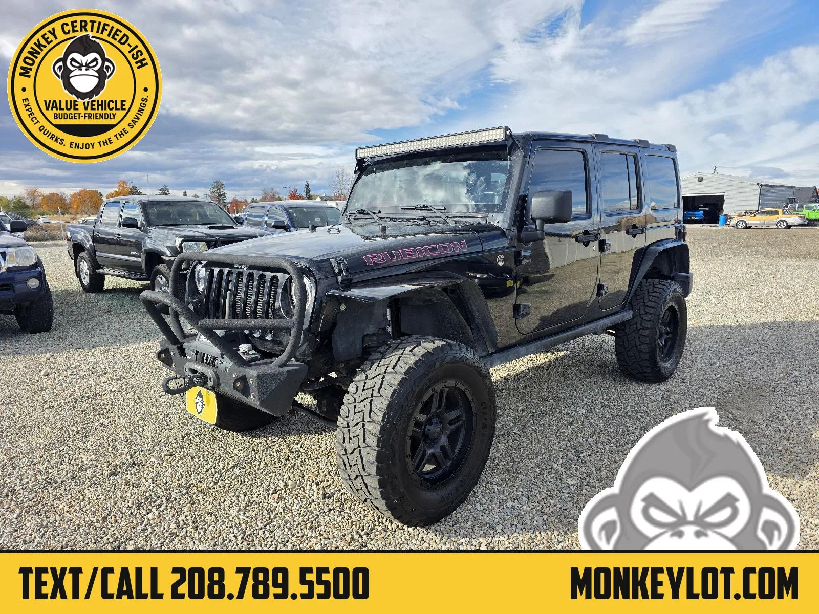 Black 2014 Jeep Wrangler Unlimited Rubicon for sale in Boise, ID