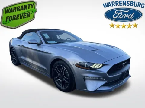 Silver 2021 Ford Mustang EcoBoost Premium for sale in Warrensburg, MO