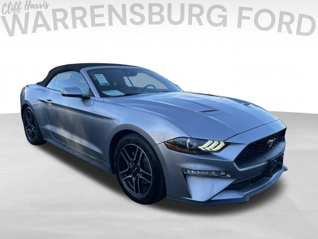 Used 2021 Ford Mustang EcoBoost Premium with VIN 1FATP8UH9M5121177 for sale in Kansas City