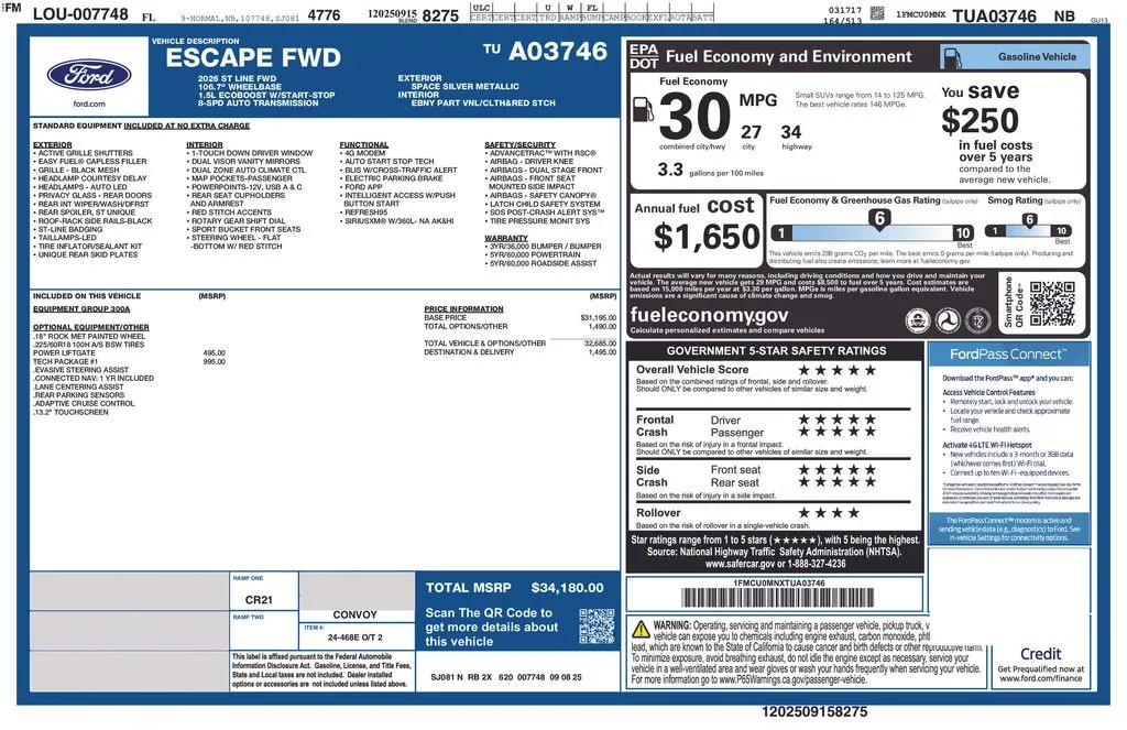 2026 Ford Escape ST-Line - Photo 45
