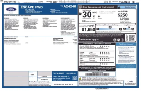 Another view of 2026 Ford Escape Active for sale in Warrensburg, MO at Warrensburg Ford