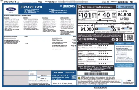 Another view of 2025 Ford Escape Plug-In Hybrid for sale in Warrensburg, MO at Warrensburg Ford