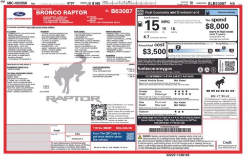 Brown 2025 Ford Bronco Raptor for sale in Warrensburg, MO