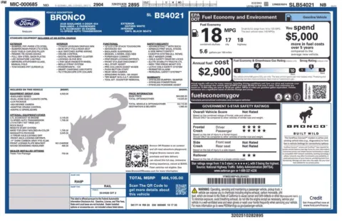 Another view of 2025 Ford Bronco Badlands for sale in Warrensburg, MO at Warrensburg Ford