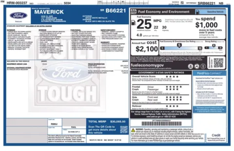 Another view of 2025 Ford Maverick XL for sale in Warrensburg, MO at Warrensburg Ford