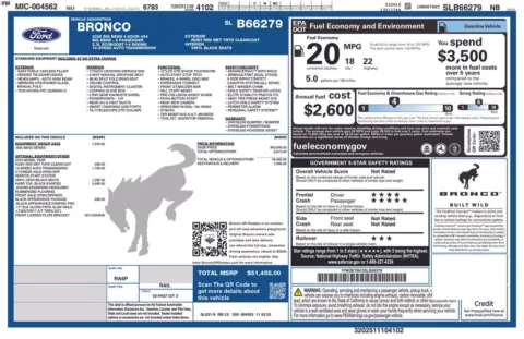 Another view of 2025 Ford Bronco Big Bend for sale in Warrensburg, MO at Warrensburg Ford