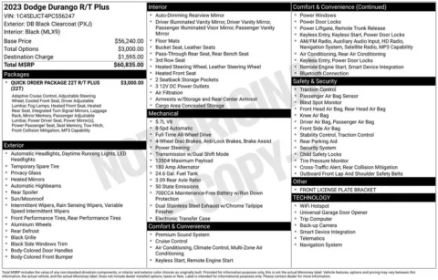 Another view of 2023 Dodge Durango R/T Plus for sale in Warrensburg, MO at Warrensburg Ford