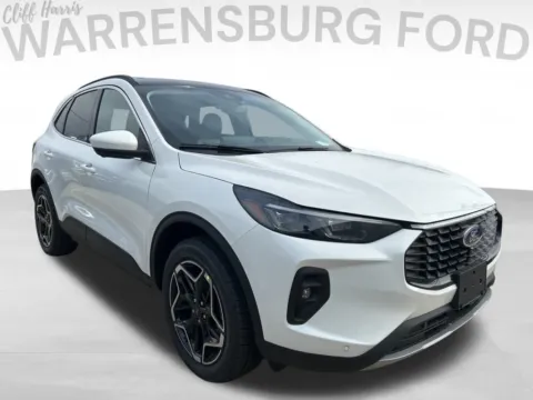 White 2026 Ford Escape Hybrid Platinum for sale in Warrensburg, MO