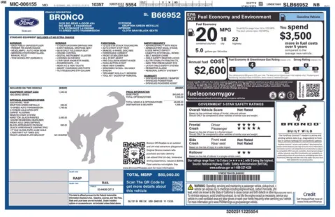 Photos of 2025 Ford Bronco Big Bend for sale in Warrensburg, MO at Warrensburg Ford