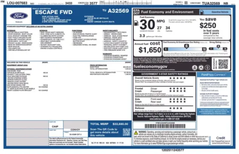 Another view of 2026 Ford Escape Active for sale in Warrensburg, MO at Warrensburg Ford