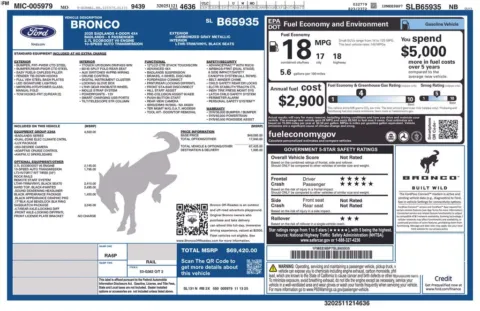 Another view of 2025 Ford Bronco Badlands for sale in Warrensburg, MO at Warrensburg Ford