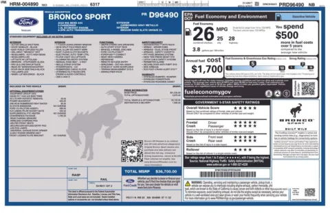 Another view of 2023 Ford Bronco Sport Big Bend for sale in Warrensburg, MO at Warrensburg Ford