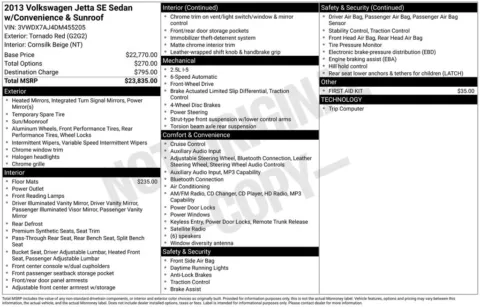 Another view of 2013 Volkswagen Jetta 2.5L SE for sale in Warrensburg, MO at Warrensburg Ford