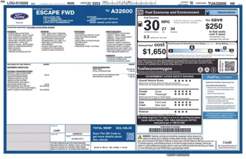 Another view of 2026 Ford Escape Active for sale in Warrensburg, MO at Warrensburg Ford