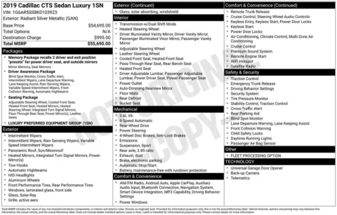 Another view of 2019 Cadillac CTS 3.6L Luxury for sale in Warrensburg, MO at Warrensburg Ford