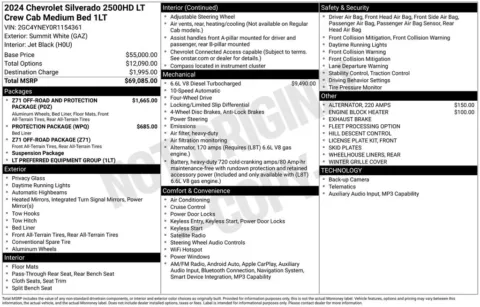 Another view of 2024 Chevrolet Silverado 2500HD LT for sale in Warrensburg, MO at Warrensburg Ford