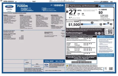 Another view of 2020 Ford Fusion SEL for sale in Warrensburg, MO at Warrensburg Ford