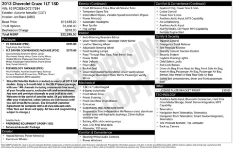 More photos of 2013 Chevrolet Cruze 1LT at Warrensburg Ford, MO