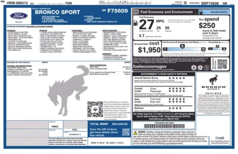 Another view of 2025 Ford Bronco Sport Big Bend for sale in Warrensburg, MO at Warrensburg Ford