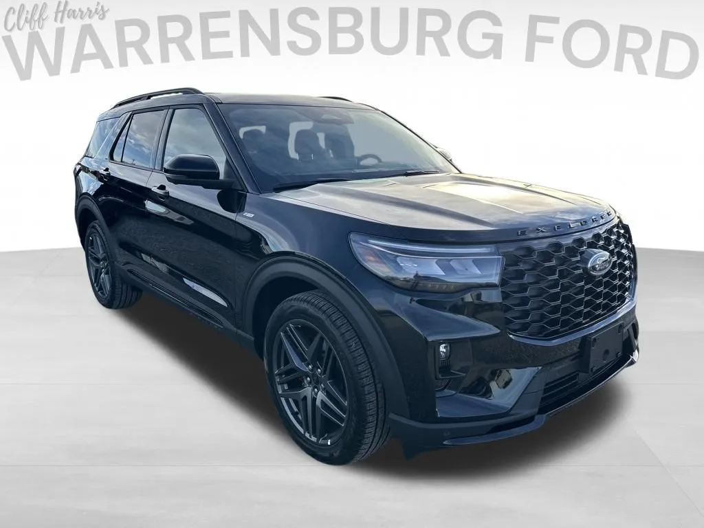 Black 2026 Ford Explorer ST-Line for sale in Warrensburg, MO