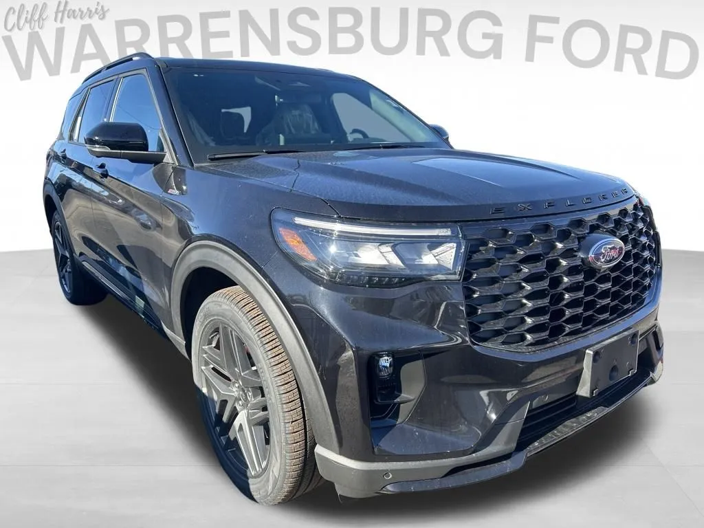 Black 2026 Ford Explorer ST-Line for sale in Warrensburg, MO