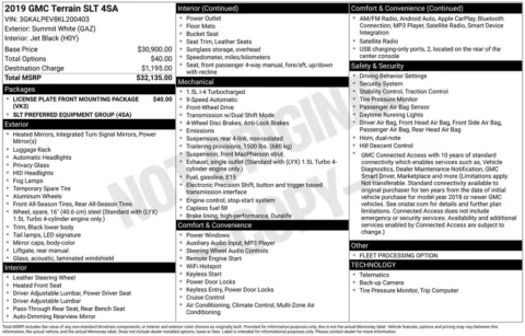 Another view of 2019 GMC Terrain SLT for sale in Warrensburg, MO at Warrensburg Ford