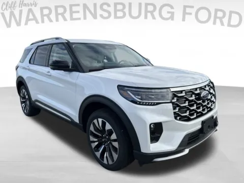 White 2026 Ford Explorer Platinum for sale in Warrensburg, MO