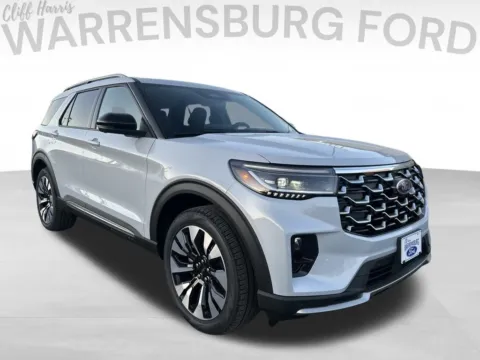 White 2026 Ford Explorer Platinum for sale in Warrensburg, MO