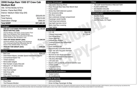 Another view of 2008 Dodge Ram 1500 ST for sale in Warrensburg, MO at Warrensburg Ford