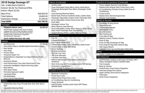 Another view of 2018 Dodge Durango GT for sale in Warrensburg, MO at Warrensburg Ford